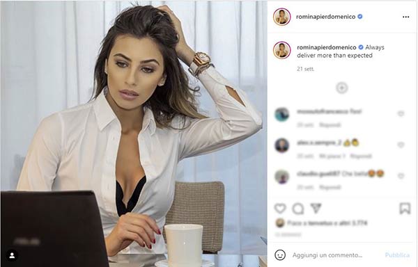 romina pierdomenico post instagram