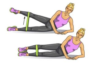 Esecuzione Hip abduction distesi