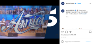 Amici: quando inizia 